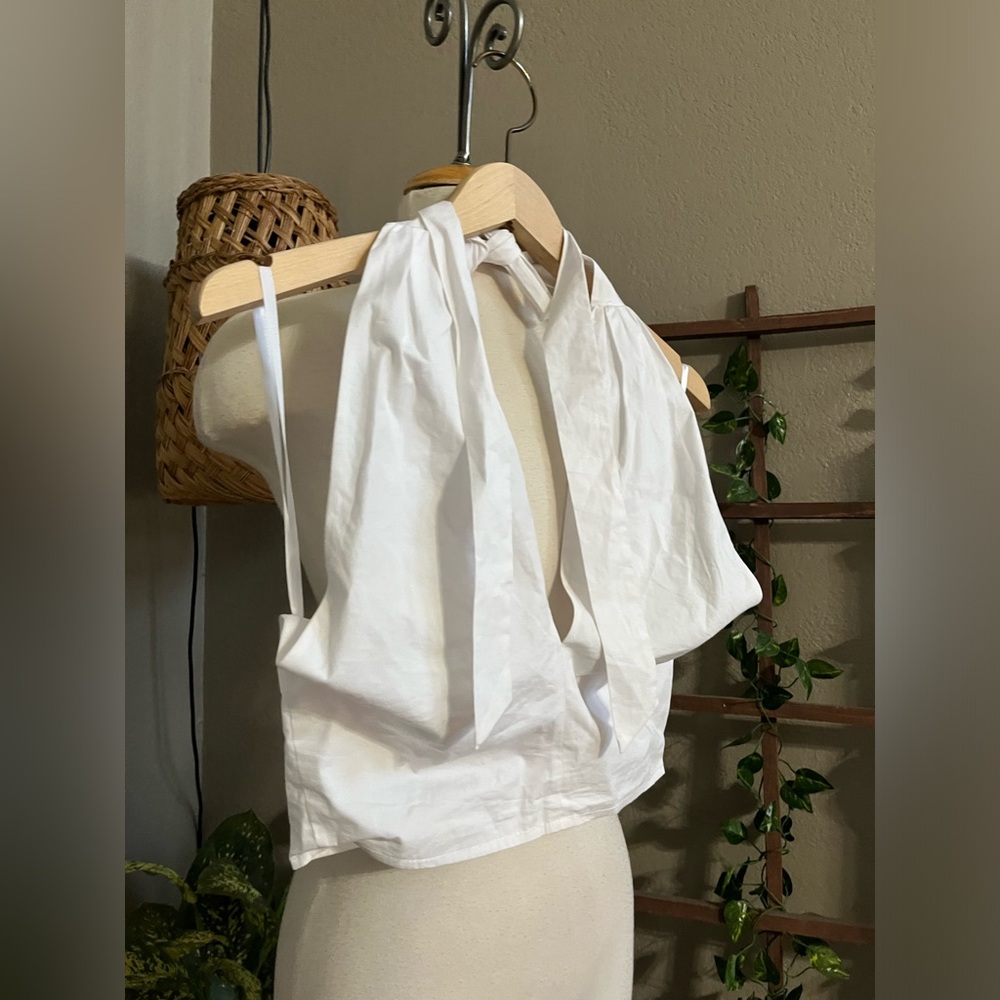 ☑️STAUD White Kai Camisole Sz 2 - Picture 7 of 12